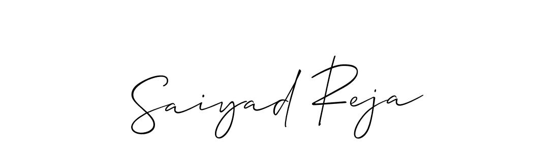 Here are the top 10 professional signature styles for the name Saiyad Reja. These are the best autograph styles you can use for your name. Saiyad Reja signature style 2 images and pictures png