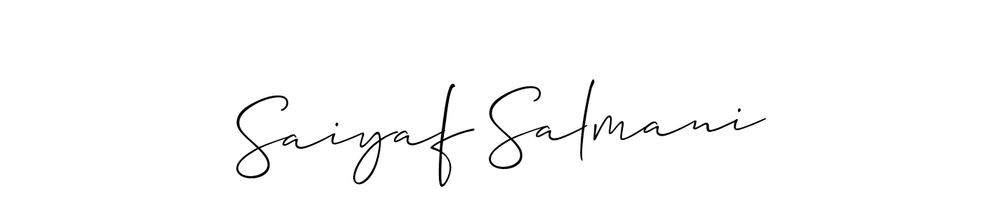 Here are the top 10 professional signature styles for the name Saiyaf Salmani. These are the best autograph styles you can use for your name. Saiyaf Salmani signature style 2 images and pictures png