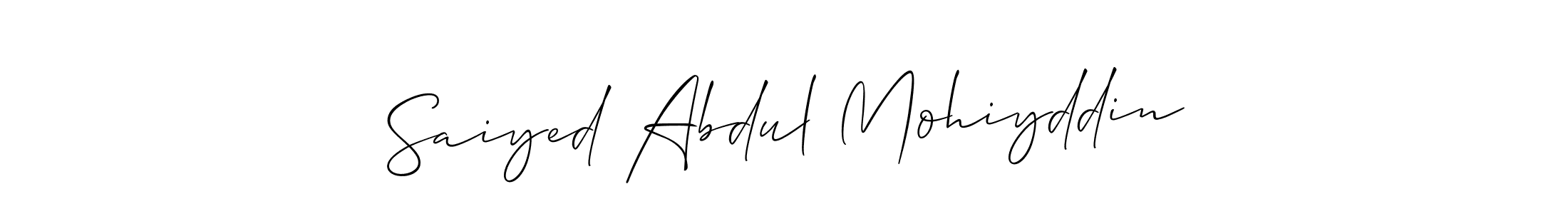 Once you've used our free online signature maker to create your best signature Allison_Script style, it's time to enjoy all of the benefits that Saiyed Abdul Mohiyddin name signing documents. Saiyed Abdul Mohiyddin signature style 2 images and pictures png