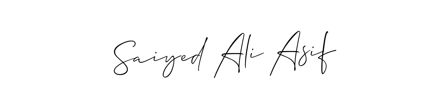 Here are the top 10 professional signature styles for the name Saiyed Ali Asif. These are the best autograph styles you can use for your name. Saiyed Ali Asif signature style 2 images and pictures png