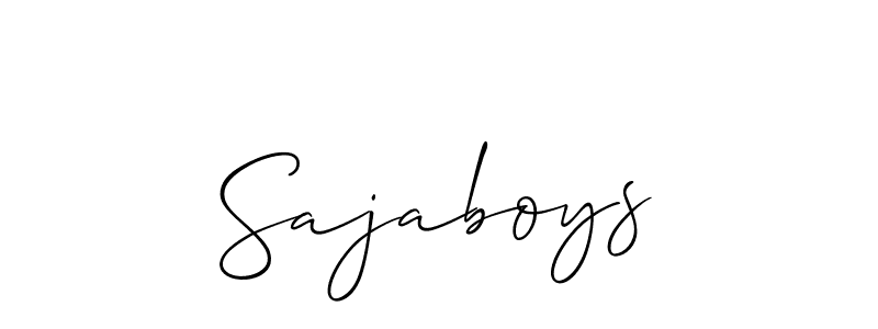 Once you've used our free online signature maker to create your best signature Allison_Script style, it's time to enjoy all of the benefits that Sajaboys name signing documents. Sajaboys signature style 2 images and pictures png