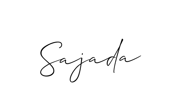 Make a beautiful signature design for name Sajada. Use this online signature maker to create a handwritten signature for free. Sajada signature style 2 images and pictures png