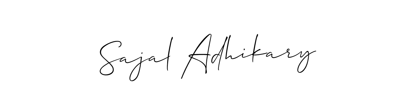 Make a beautiful signature design for name Sajal Adhikary. Use this online signature maker to create a handwritten signature for free. Sajal Adhikary signature style 2 images and pictures png