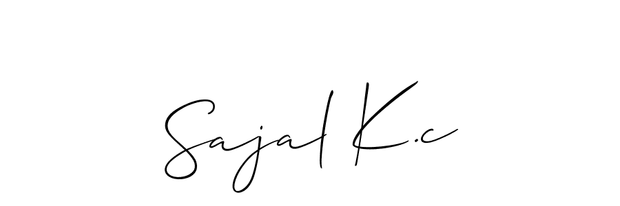 This is the best signature style for the Sajal K.c name. Also you like these signature font (Allison_Script). Mix name signature. Sajal K.c signature style 2 images and pictures png