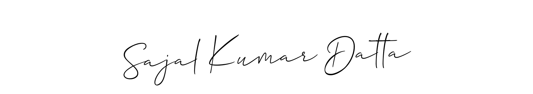 Also we have Sajal Kumar Datta name is the best signature style. Create professional handwritten signature collection using Allison_Script autograph style. Sajal Kumar Datta signature style 2 images and pictures png