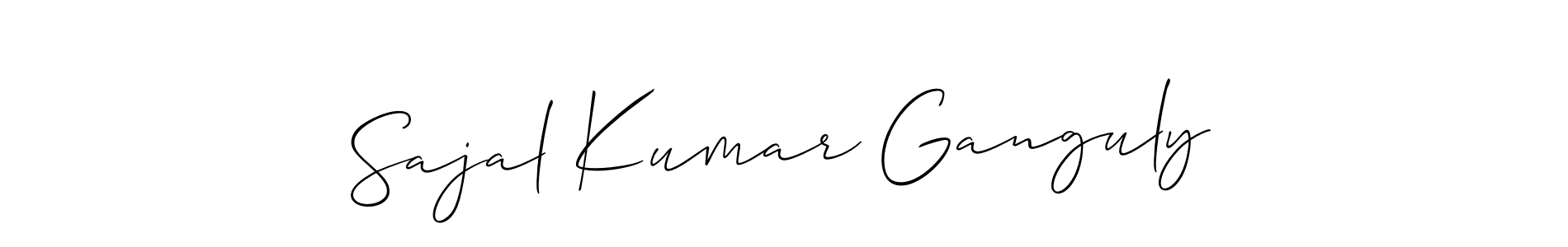 Also we have Sajal Kumar Ganguly name is the best signature style. Create professional handwritten signature collection using Allison_Script autograph style. Sajal Kumar Ganguly signature style 2 images and pictures png