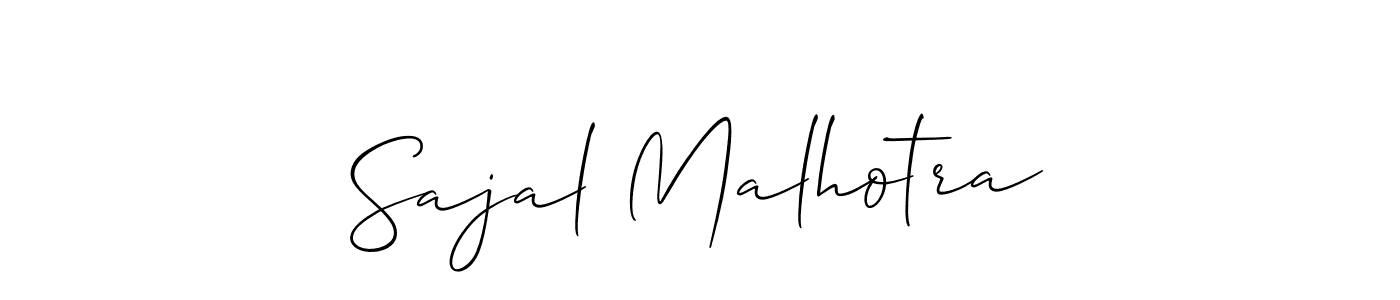 This is the best signature style for the Sajal Malhotra name. Also you like these signature font (Allison_Script). Mix name signature. Sajal Malhotra signature style 2 images and pictures png