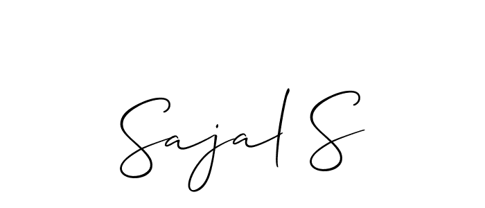You can use this online signature creator to create a handwritten signature for the name Sajal S. This is the best online autograph maker. Sajal S signature style 2 images and pictures png