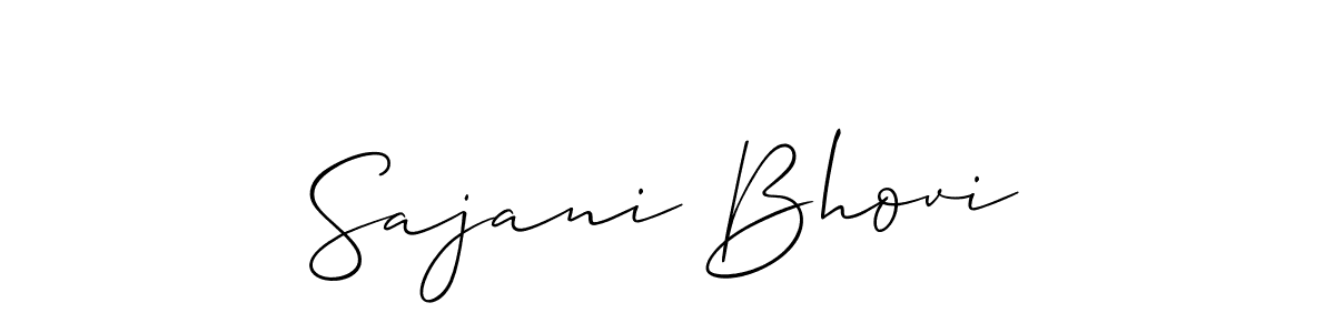 You can use this online signature creator to create a handwritten signature for the name Sajani Bhovi. This is the best online autograph maker. Sajani Bhovi signature style 2 images and pictures png