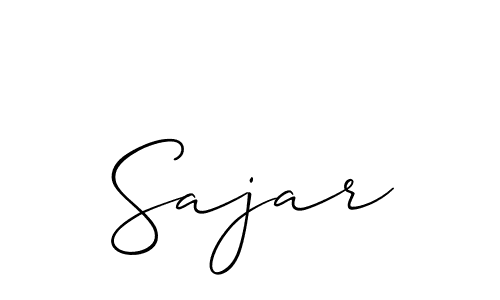 How to Draw Sajar signature style? Allison_Script is a latest design signature styles for name Sajar. Sajar signature style 2 images and pictures png