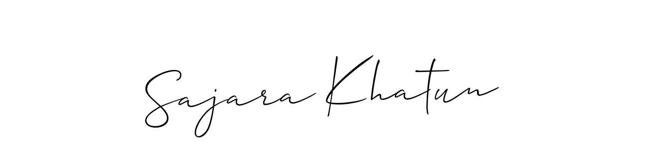 This is the best signature style for the Sajara Khatun name. Also you like these signature font (Allison_Script). Mix name signature. Sajara Khatun signature style 2 images and pictures png