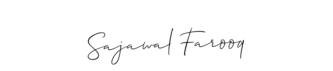 See photos of Sajawal Farooq official signature by Spectra . Check more albums & portfolios. Read reviews & check more about Allison_Script font. Sajawal Farooq signature style 2 images and pictures png