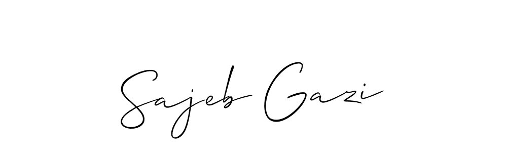 Make a beautiful signature design for name Sajeb Gazi. Use this online signature maker to create a handwritten signature for free. Sajeb Gazi signature style 2 images and pictures png