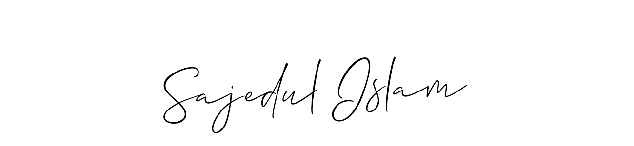 Also we have Sajedul Islam name is the best signature style. Create professional handwritten signature collection using Allison_Script autograph style. Sajedul Islam signature style 2 images and pictures png