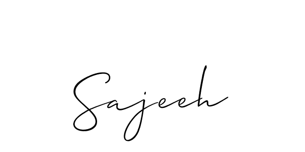 Make a beautiful signature design for name Sajeeh. Use this online signature maker to create a handwritten signature for free. Sajeeh signature style 2 images and pictures png