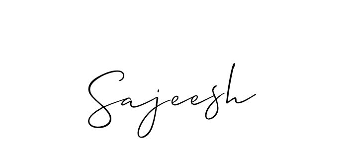 Make a beautiful signature design for name Sajeesh. Use this online signature maker to create a handwritten signature for free. Sajeesh signature style 2 images and pictures png