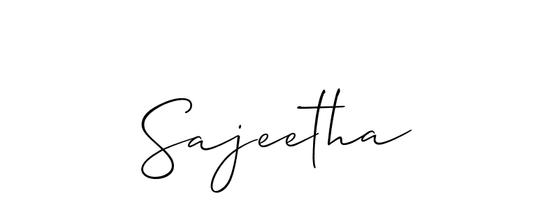 How to Draw Sajeetha signature style? Allison_Script is a latest design signature styles for name Sajeetha. Sajeetha signature style 2 images and pictures png