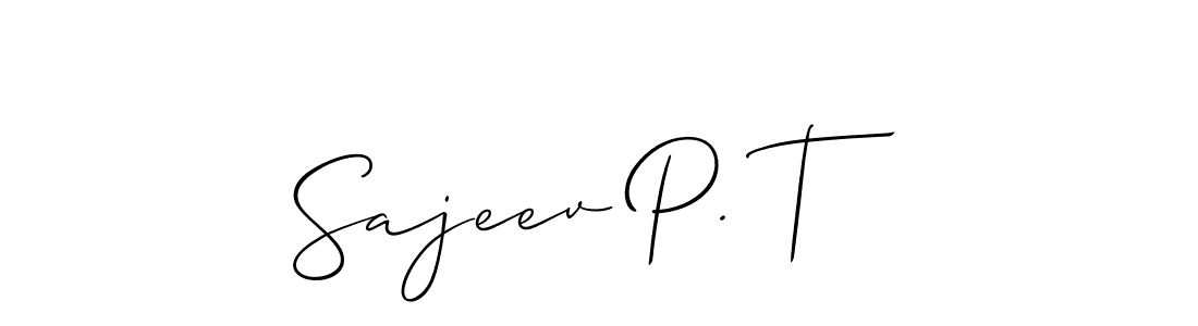 Here are the top 10 professional signature styles for the name Sajeev P. T. These are the best autograph styles you can use for your name. Sajeev P. T signature style 2 images and pictures png