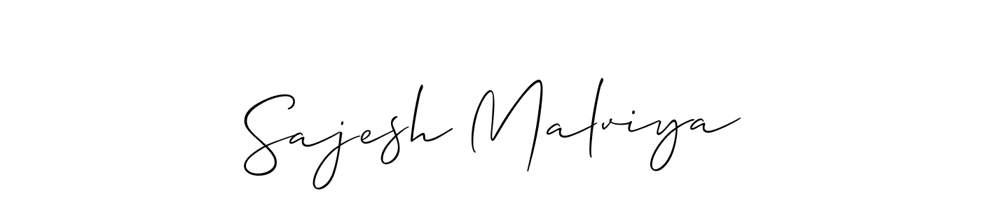 Once you've used our free online signature maker to create your best signature Allison_Script style, it's time to enjoy all of the benefits that Sajesh Malviya name signing documents. Sajesh Malviya signature style 2 images and pictures png
