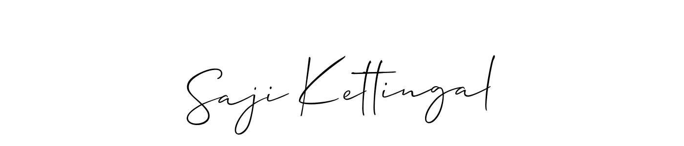 Allison_Script is a professional signature style that is perfect for those who want to add a touch of class to their signature. It is also a great choice for those who want to make their signature more unique. Get Saji Kettingal name to fancy signature for free. Saji Kettingal signature style 2 images and pictures png