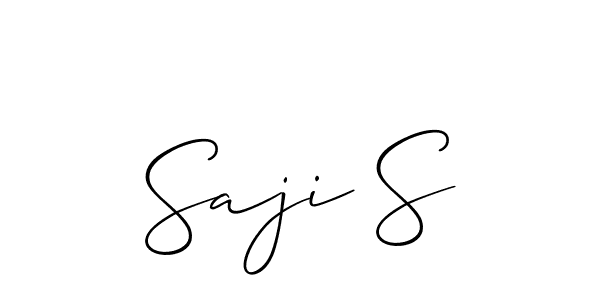 Check out images of Autograph of Saji S name. Actor Saji S Signature Style. Allison_Script is a professional sign style online. Saji S signature style 2 images and pictures png