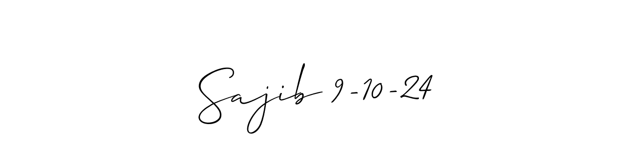 Sajib 9-10-24 stylish signature style. Best Handwritten Sign (Allison_Script) for my name. Handwritten Signature Collection Ideas for my name Sajib 9-10-24. Sajib 9-10-24 signature style 2 images and pictures png