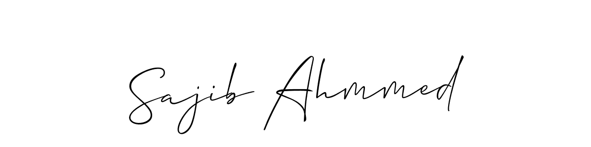 You can use this online signature creator to create a handwritten signature for the name Sajib Ahmmed. This is the best online autograph maker. Sajib Ahmmed signature style 2 images and pictures png