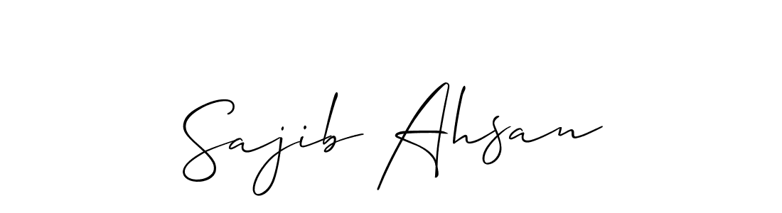 This is the best signature style for the Sajib Ahsan name. Also you like these signature font (Allison_Script). Mix name signature. Sajib Ahsan signature style 2 images and pictures png