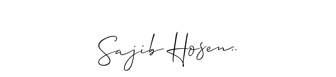 Once you've used our free online signature maker to create your best signature Allison_Script style, it's time to enjoy all of the benefits that Sajib Hosen.. name signing documents. Sajib Hosen.. signature style 2 images and pictures png