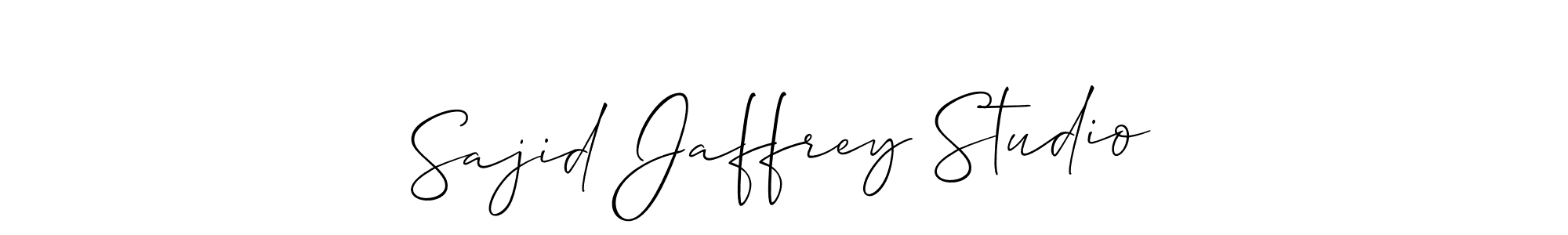 Make a short Sajid Jaffrey Studio signature style. Manage your documents anywhere anytime using Allison_Script. Create and add eSignatures, submit forms, share and send files easily. Sajid Jaffrey Studio signature style 2 images and pictures png