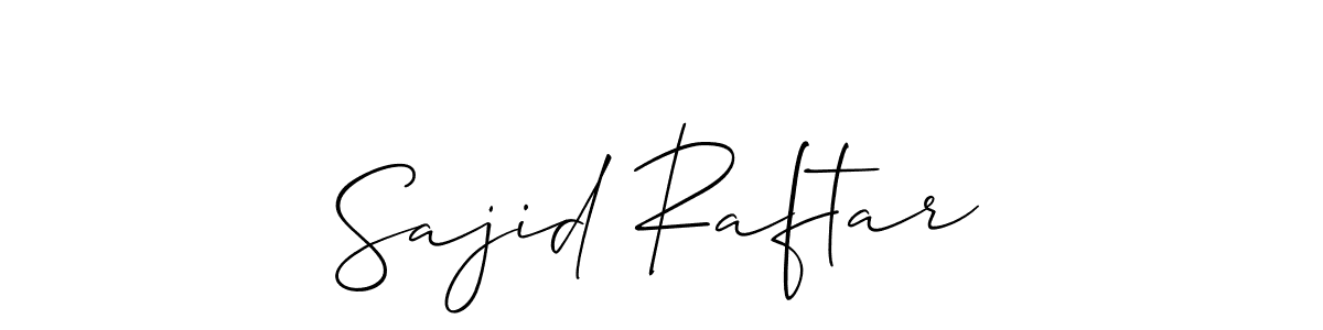 This is the best signature style for the Sajid Raftar name. Also you like these signature font (Allison_Script). Mix name signature. Sajid Raftar signature style 2 images and pictures png