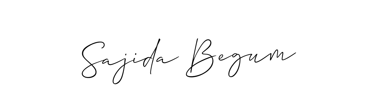 How to Draw Sajida Begum signature style? Allison_Script is a latest design signature styles for name Sajida Begum. Sajida Begum signature style 2 images and pictures png
