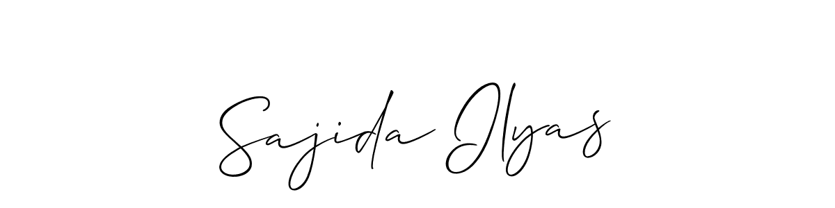 Once you've used our free online signature maker to create your best signature Allison_Script style, it's time to enjoy all of the benefits that Sajida Ilyas name signing documents. Sajida Ilyas signature style 2 images and pictures png