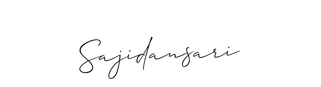 Similarly Allison_Script is the best handwritten signature design. Signature creator online .You can use it as an online autograph creator for name Sajidansari. Sajidansari signature style 2 images and pictures png