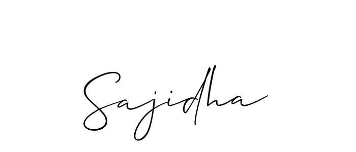Here are the top 10 professional signature styles for the name Sajidha. These are the best autograph styles you can use for your name. Sajidha signature style 2 images and pictures png