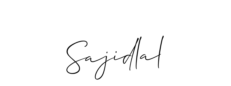 Create a beautiful signature design for name Sajidlal. With this signature (Allison_Script) fonts, you can make a handwritten signature for free. Sajidlal signature style 2 images and pictures png