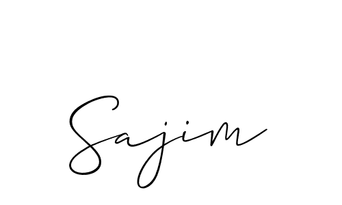 Once you've used our free online signature maker to create your best signature Allison_Script style, it's time to enjoy all of the benefits that Sajim name signing documents. Sajim signature style 2 images and pictures png