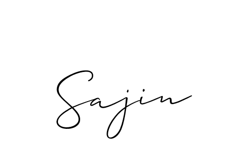 Once you've used our free online signature maker to create your best signature Allison_Script style, it's time to enjoy all of the benefits that Sajin name signing documents. Sajin signature style 2 images and pictures png