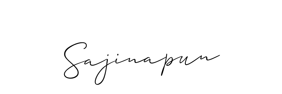 Once you've used our free online signature maker to create your best signature Allison_Script style, it's time to enjoy all of the benefits that Sajinapun name signing documents. Sajinapun signature style 2 images and pictures png