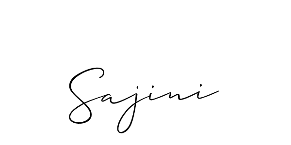 How to Draw Sajini signature style? Allison_Script is a latest design signature styles for name Sajini. Sajini signature style 2 images and pictures png