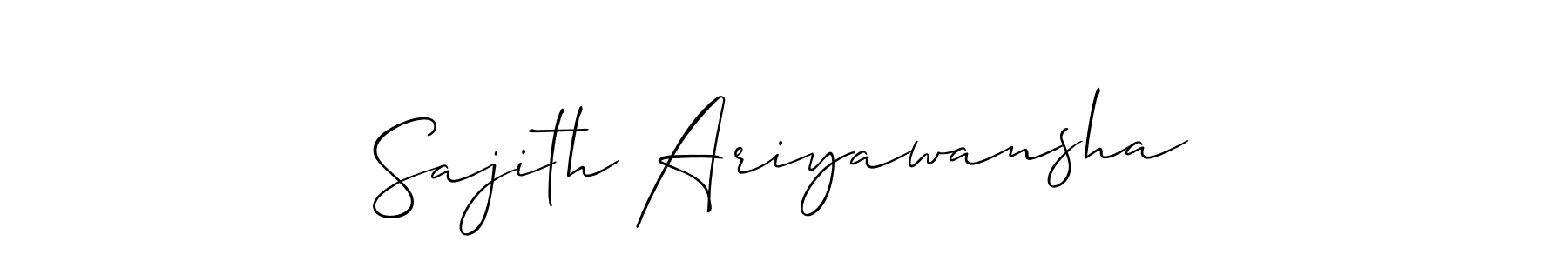 Here are the top 10 professional signature styles for the name Sajith Ariyawansha. These are the best autograph styles you can use for your name. Sajith Ariyawansha signature style 2 images and pictures png