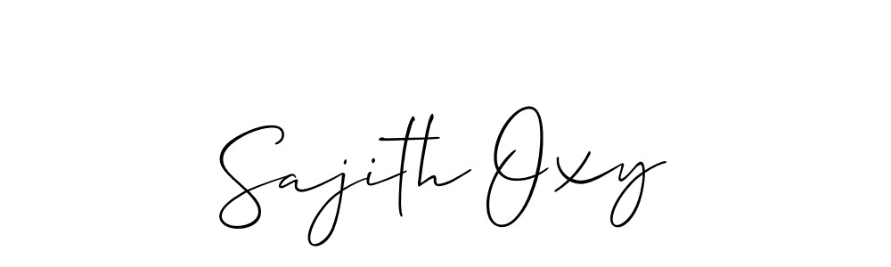 Best and Professional Signature Style for Sajith Oxy. Allison_Script Best Signature Style Collection. Sajith Oxy signature style 2 images and pictures png