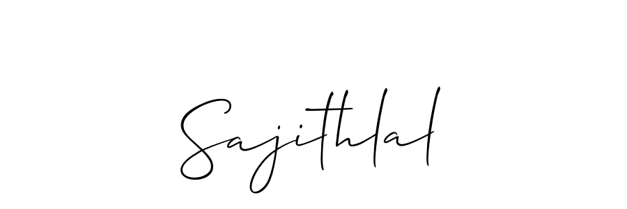 Best and Professional Signature Style for Sajithlal. Allison_Script Best Signature Style Collection. Sajithlal signature style 2 images and pictures png