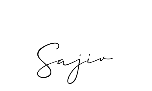 Make a short Sajiv signature style. Manage your documents anywhere anytime using Allison_Script. Create and add eSignatures, submit forms, share and send files easily. Sajiv signature style 2 images and pictures png