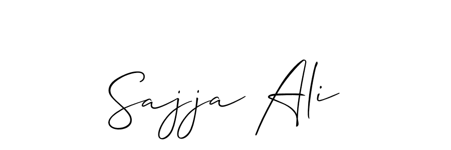 Also You can easily find your signature by using the search form. We will create Sajja Ali name handwritten signature images for you free of cost using Allison_Script sign style. Sajja Ali signature style 2 images and pictures png