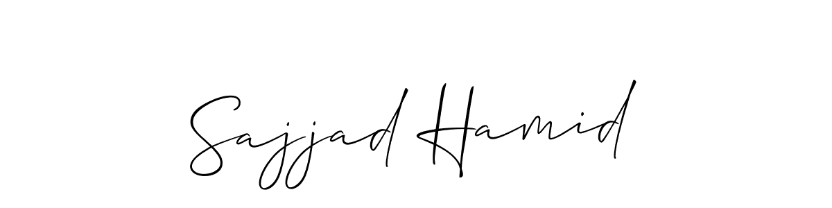 if you are searching for the best signature style for your name Sajjad Hamid. so please give up your signature search. here we have designed multiple signature styles  using Allison_Script. Sajjad Hamid signature style 2 images and pictures png