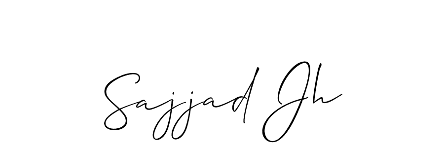 Make a beautiful signature design for name Sajjad Jh. Use this online signature maker to create a handwritten signature for free. Sajjad Jh signature style 2 images and pictures png