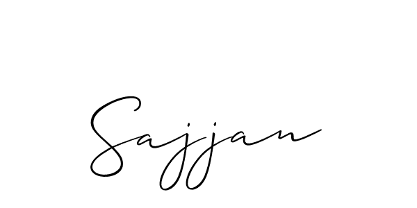 How to make Sajjan name signature. Use Allison_Script style for creating short signs online. This is the latest handwritten sign. Sajjan signature style 2 images and pictures png