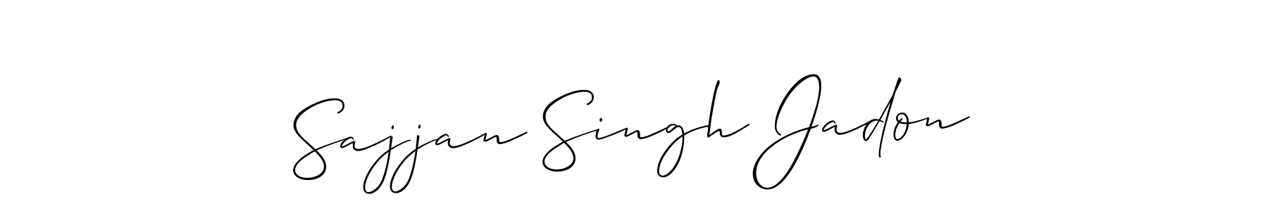 Best and Professional Signature Style for Sajjan Singh Jadon. Allison_Script Best Signature Style Collection. Sajjan Singh Jadon signature style 2 images and pictures png