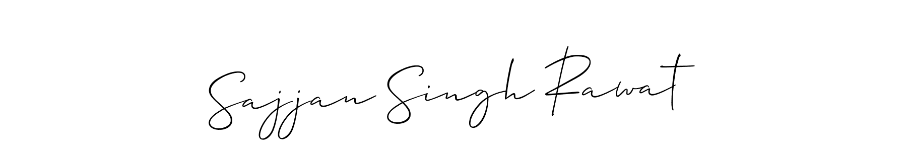 How to Draw Sajjan Singh Rawat signature style? Allison_Script is a latest design signature styles for name Sajjan Singh Rawat. Sajjan Singh Rawat signature style 2 images and pictures png